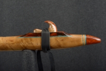 Myrtle Burl Native American Flute, Minor, Low F-4, #R6K